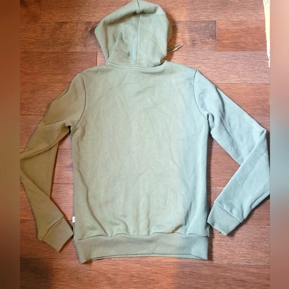 Puma Hoodie - Olive Green - Size XS - Picture 3 of 4